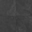 Adeline Midnight 24x24 matte tiles showcasing a deep charcoal tone with a textured finish, perfect for modern interiors.