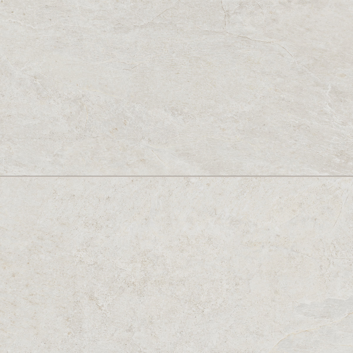 Dawson 24x48 Matte Porcelain Tile in Alabaster, showcasing its soft white tones and natural stone texture.