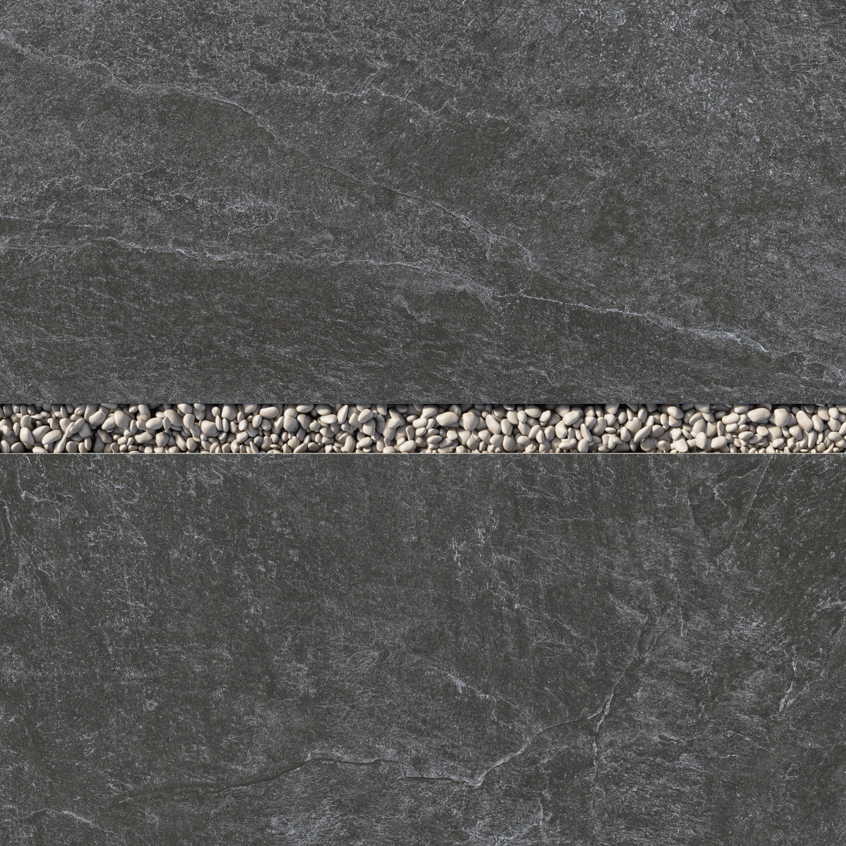 Dawson 24 x 48 Grip Porcelain 2cm Paver Tile in Charcoal