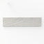 Dawson 3x12 Matte Porcelain Bullnose Tile in Alabaster, featuring a sleek edge design for clean and polished finishes.