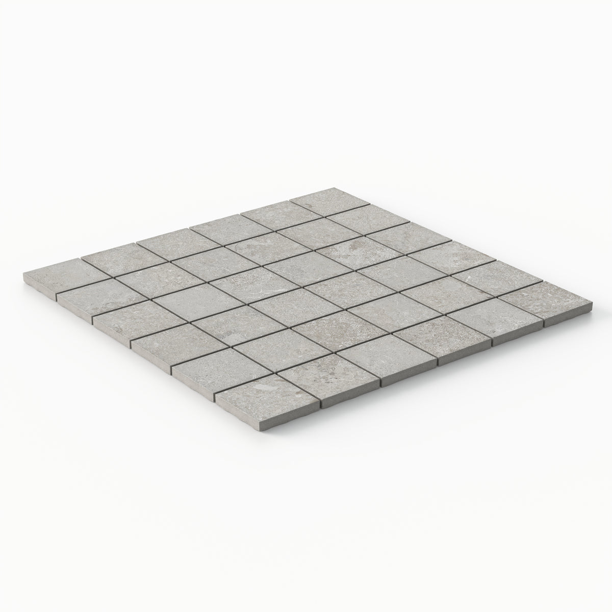 Tatum 2 x 2 Matte Porcelain Mosaic Tile in Cross-Cut Dune