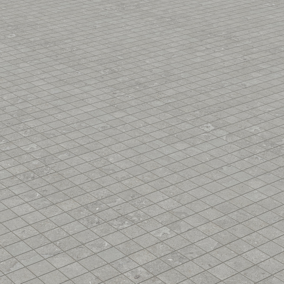 Tatum 2 x 2 Matte Porcelain Mosaic Tile in Cross-Cut Ash