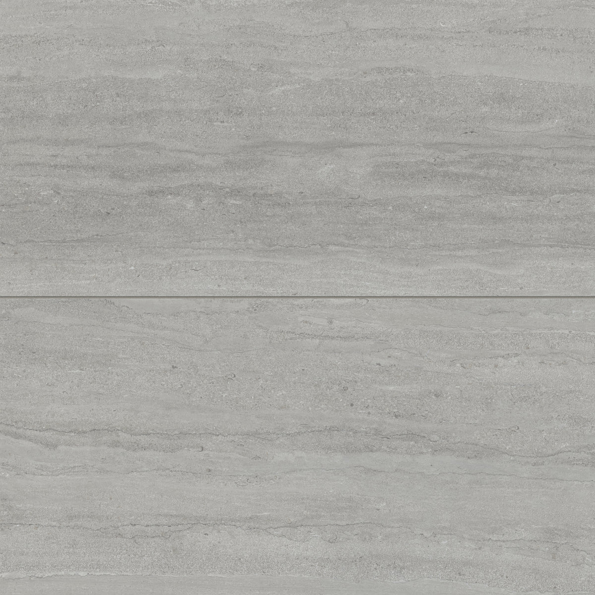 24x48 matte porcelain tile in a sleek ash grey tone, featuring refined vein-cut designs, perfect for creating a sophisticated modern aesthetic.
