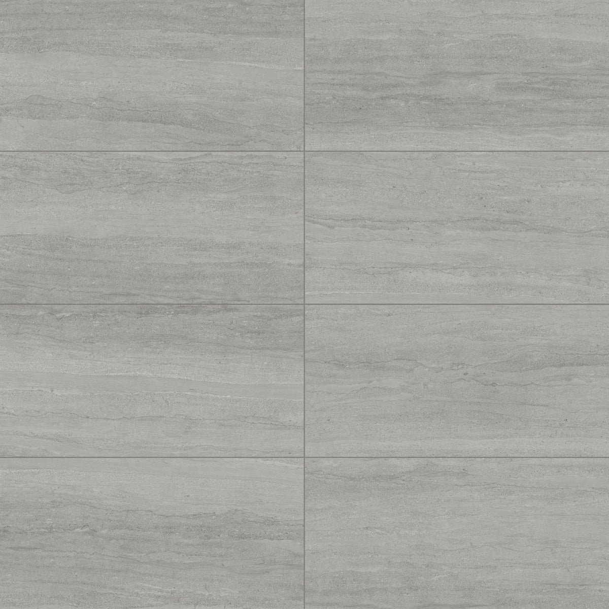Tatum 24 x 48 Matte Porcelain Tile in Vein-Cut Ash