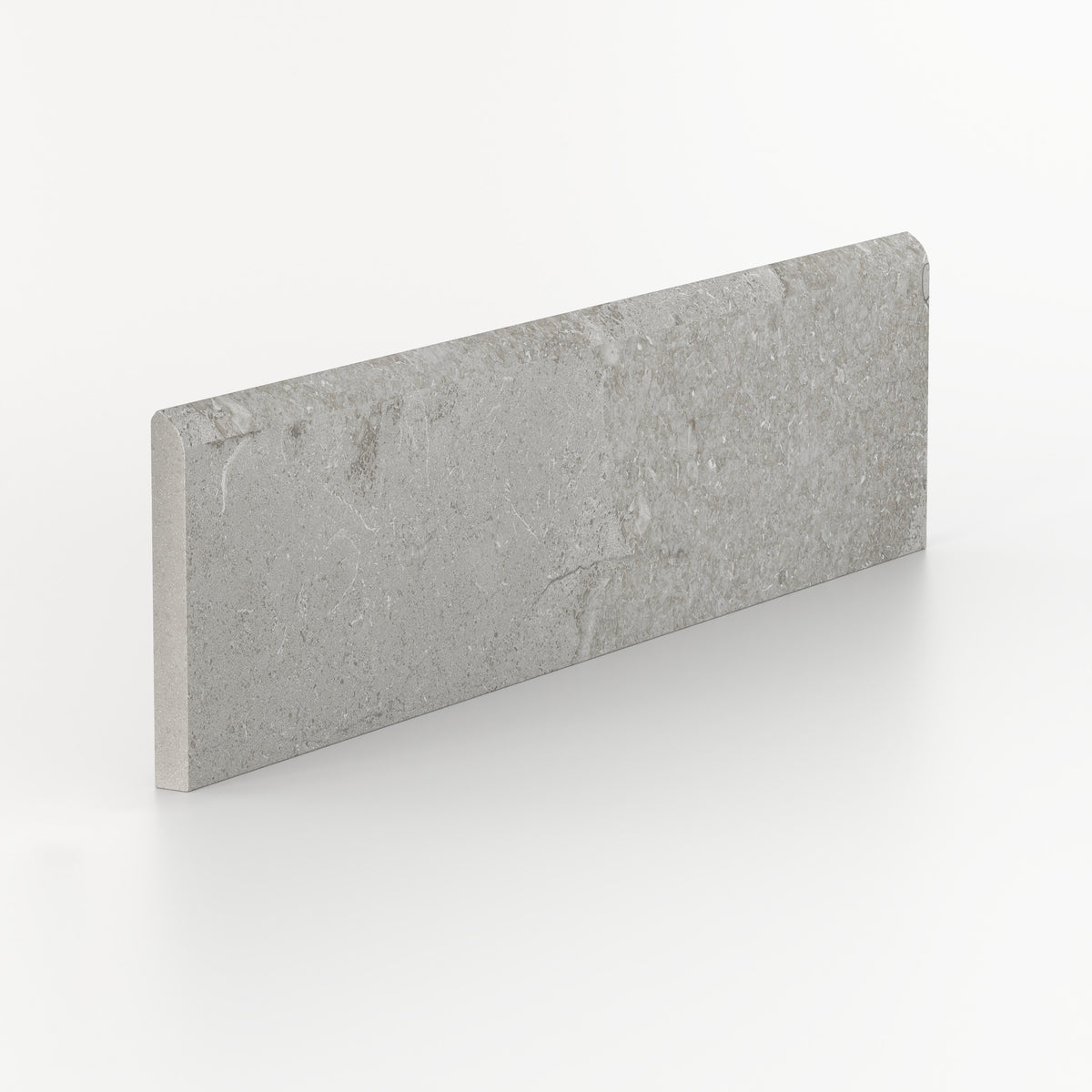 Tatum 3 x 12 Matte Porcelain Bullnose Tile in Cross-Cut Dune