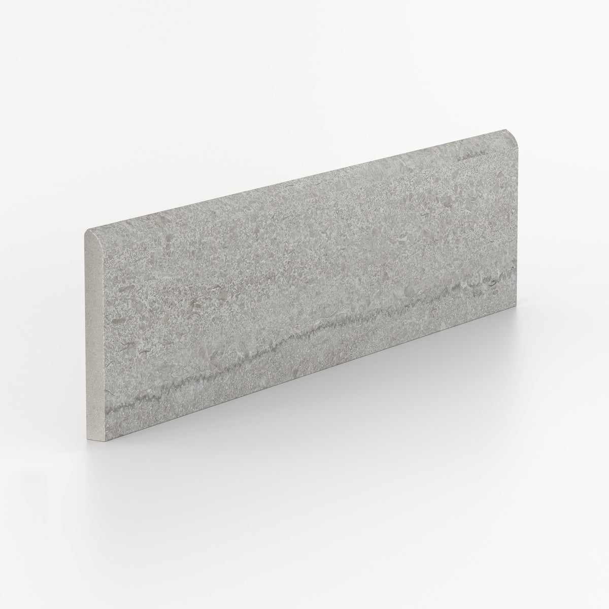 Tatum 3 x 12 Matte Porcelain Bullnose Tile in Vein-Cut Dune
