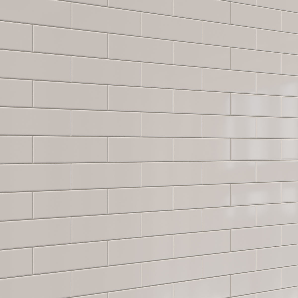 Polly 3 x 10 Satin Ceramic Tile in Beige
