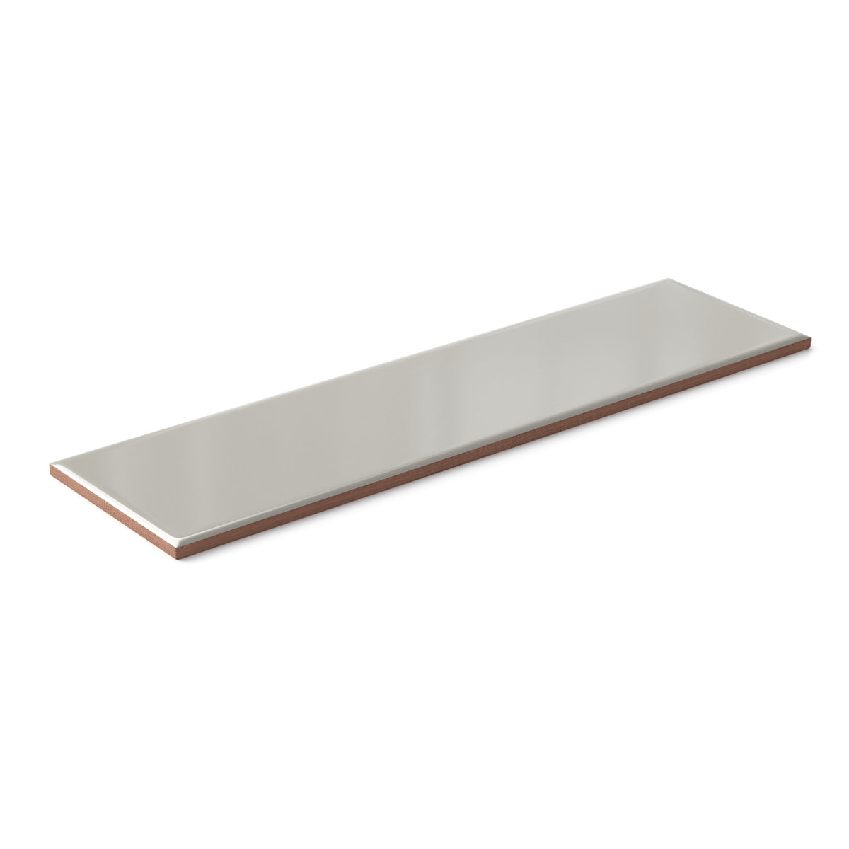 Polly 3 x 10 Satin Ceramic Tile in Grey