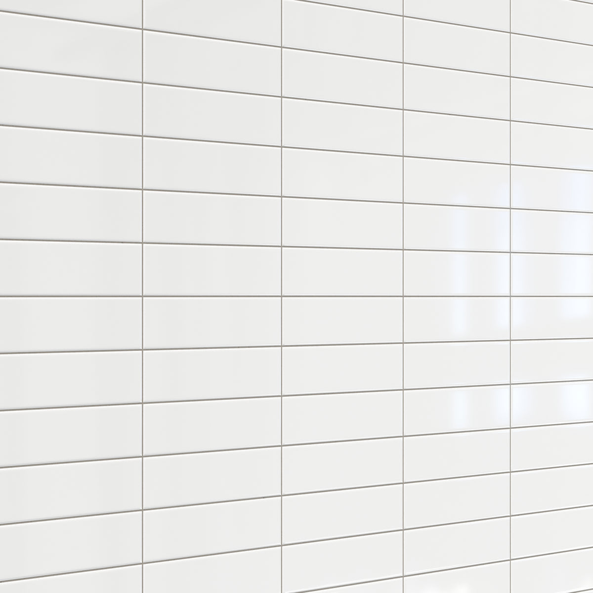 Polly 3 x 10 Satin Ceramic Tile in White