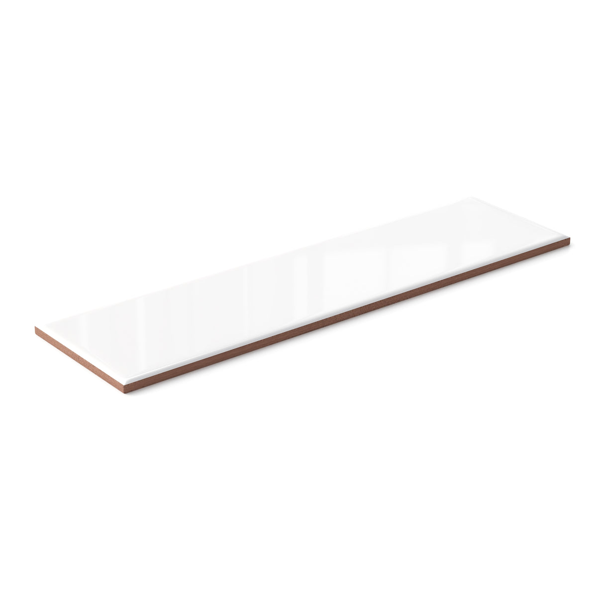 Polly 3 x 10 Glossy Ceramic Tile in White
