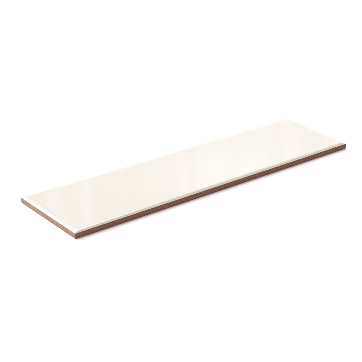 Polly 3 x 10 Satin Ceramic Tile in Cream