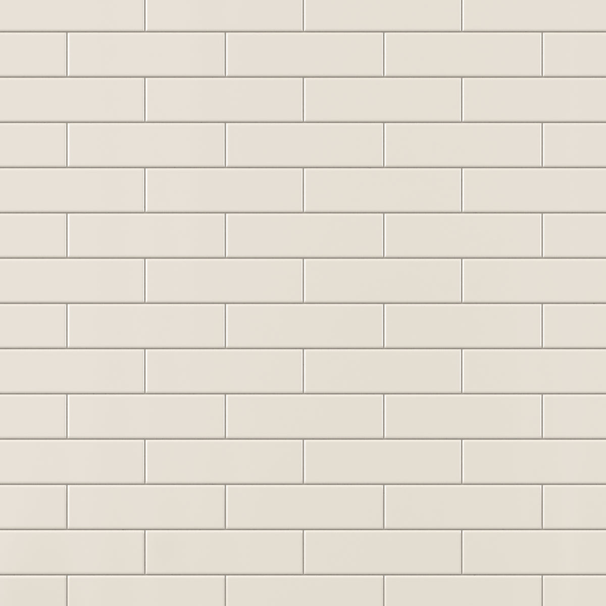 Polly 3 x 10 Satin Ceramic Tile in Cream