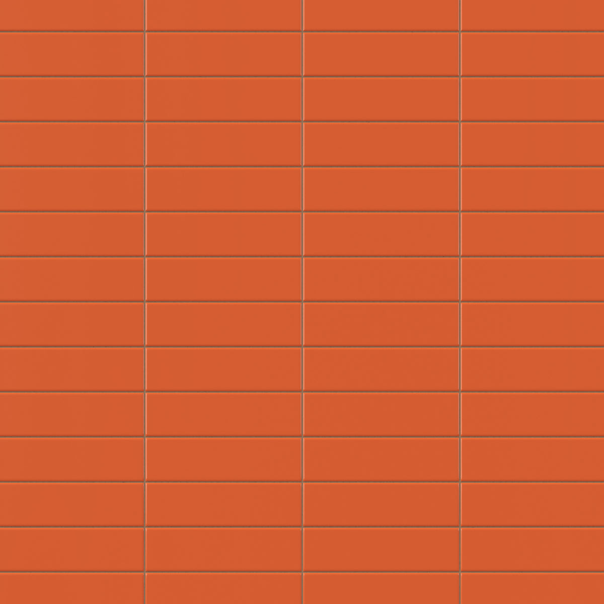 Polly 3 x 10 Glossy Ceramic Tile in Orange