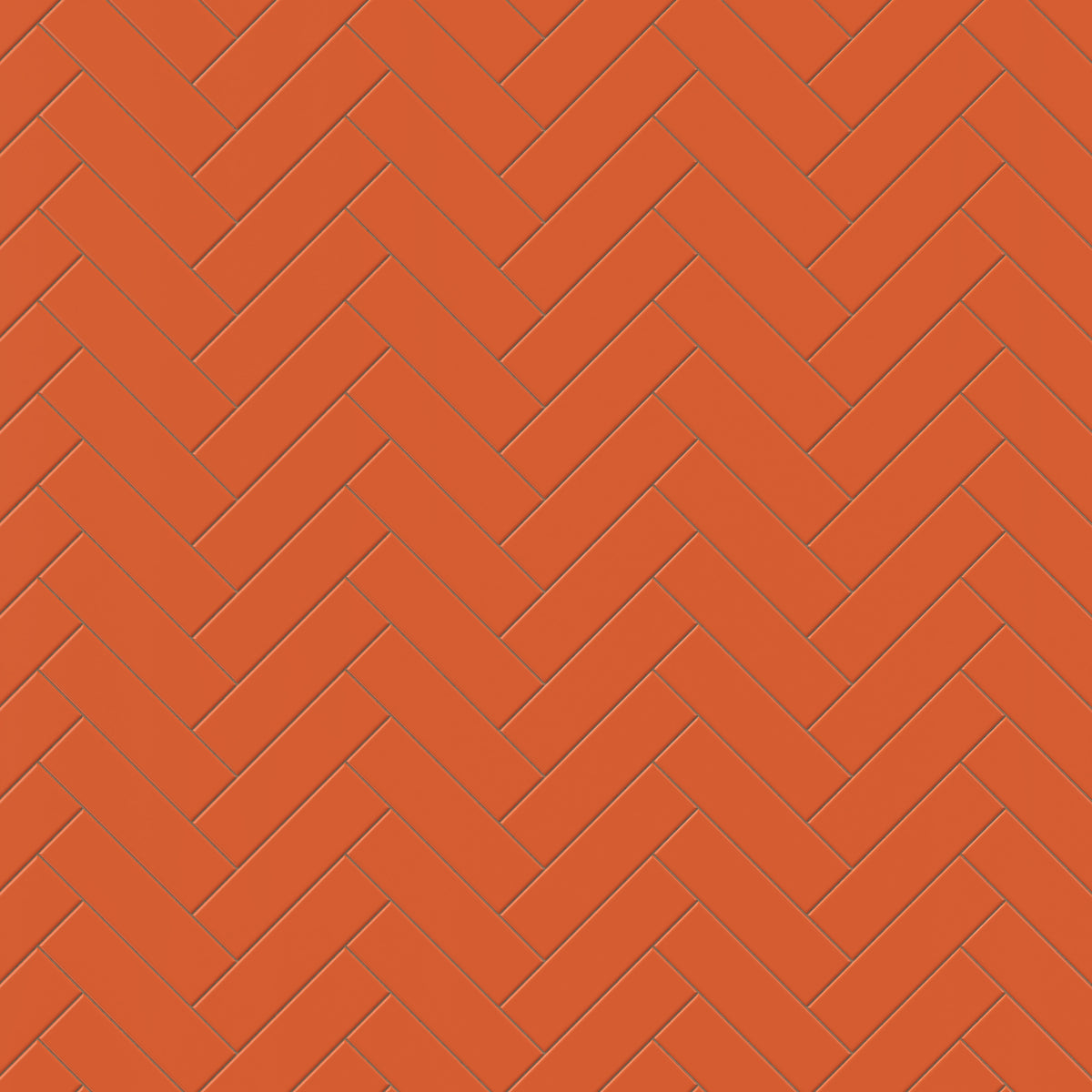 Polly 3 x 10 Glossy Ceramic Tile in Orange