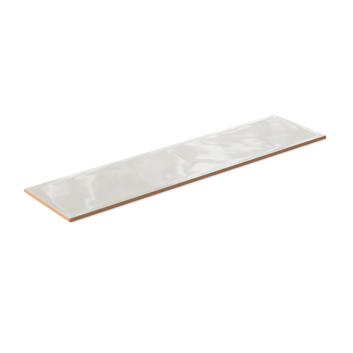 Olivia 4 x 16 Glossy Ceramic Tile in Pearl