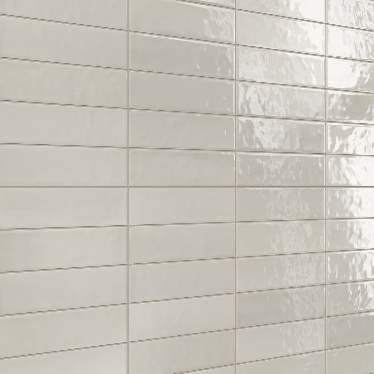 Olivia 4 x 16 Glossy Ceramic Tile in Pearl