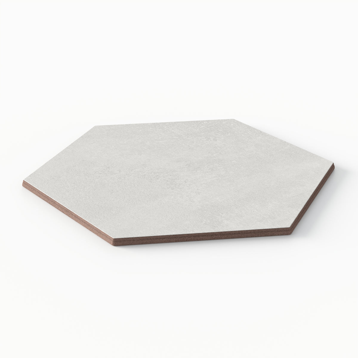 Adrian 7 x 8.25 Matte Porcelain Tile in Frost
