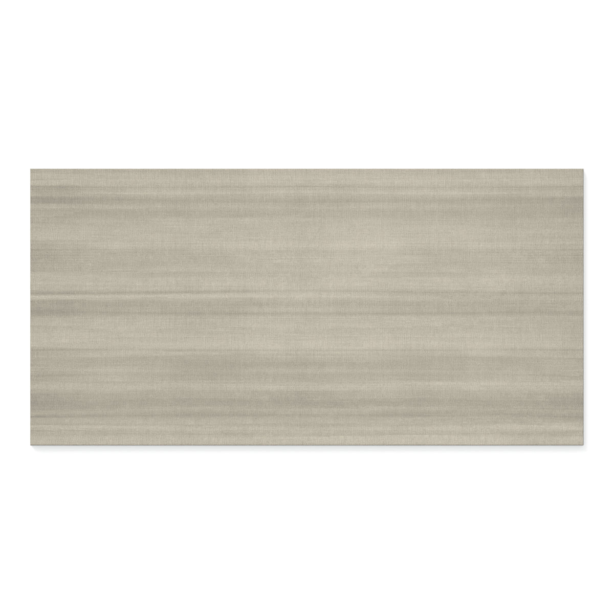 Riley 24 x 48 Matte Porcelain Tile in Linen Pattern Oyster