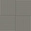 24x24 dark grey tiles with alternating horizontal and vertical striped patterns in a matte finish, creating a dynamic and modern checkerboard look.