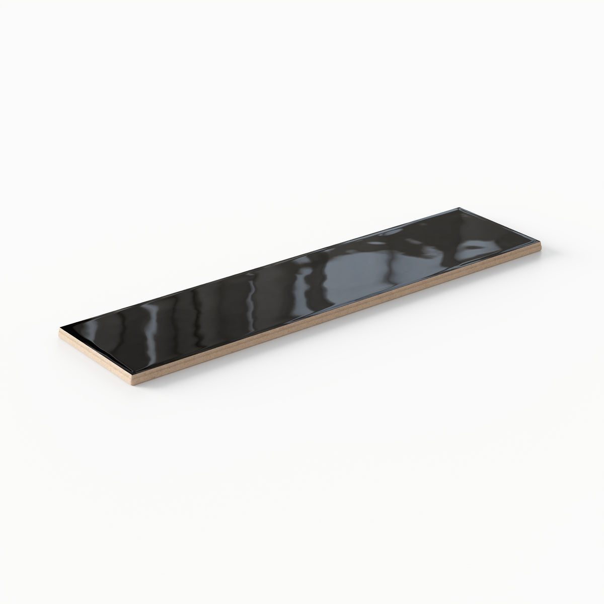 Madilyn 3 x 12 Glossy Ceramic Tile in Midnight