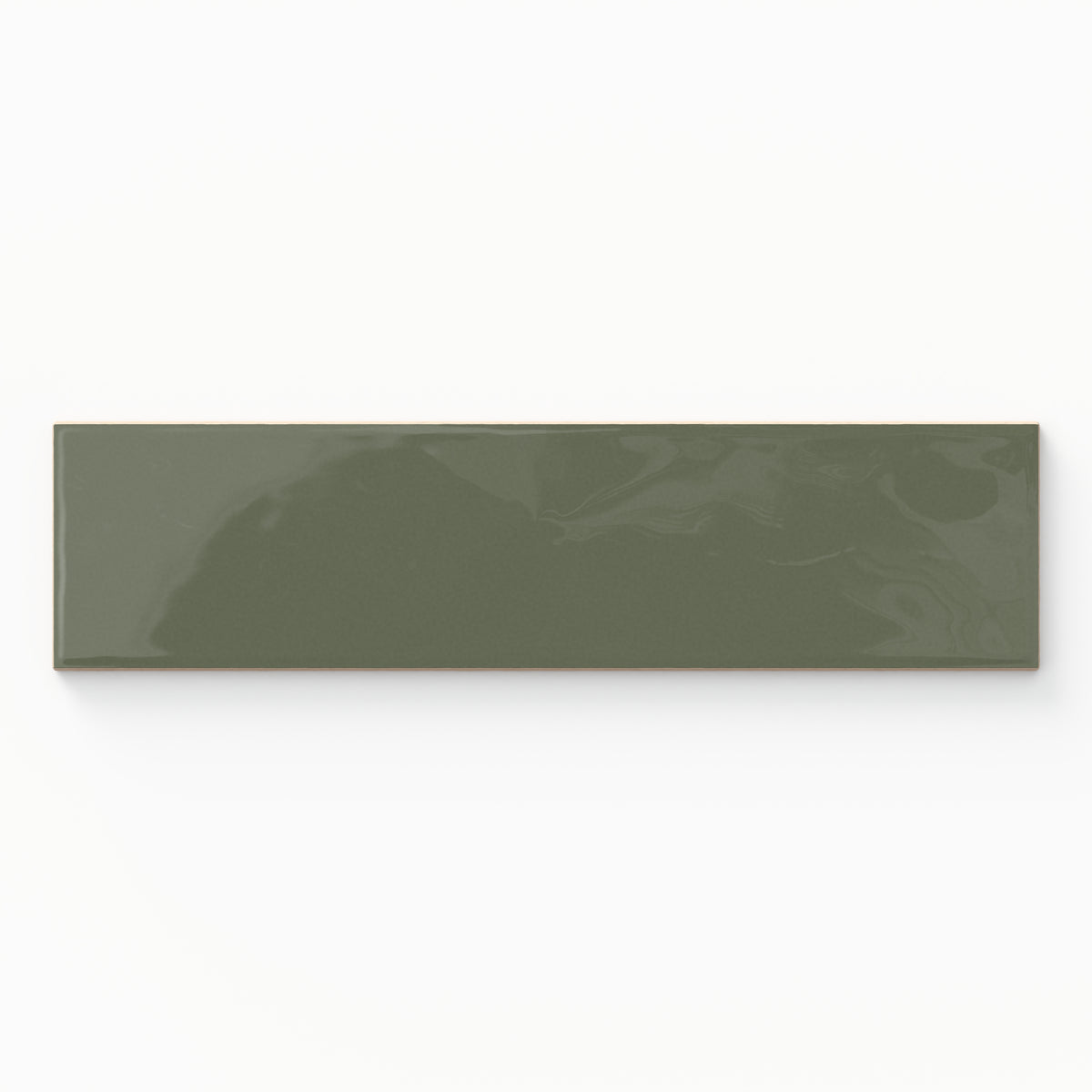 Teagan 3 x 6 Glossy in Moss Sample