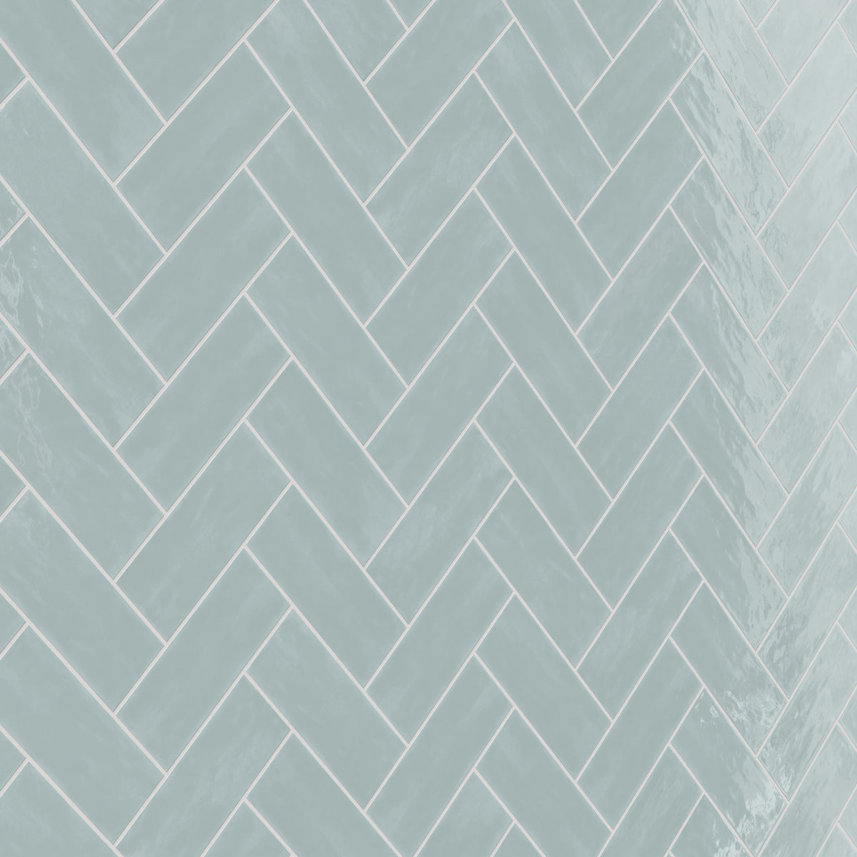 Josie 4 x 10 Glossy Ceramic Tile in Sky