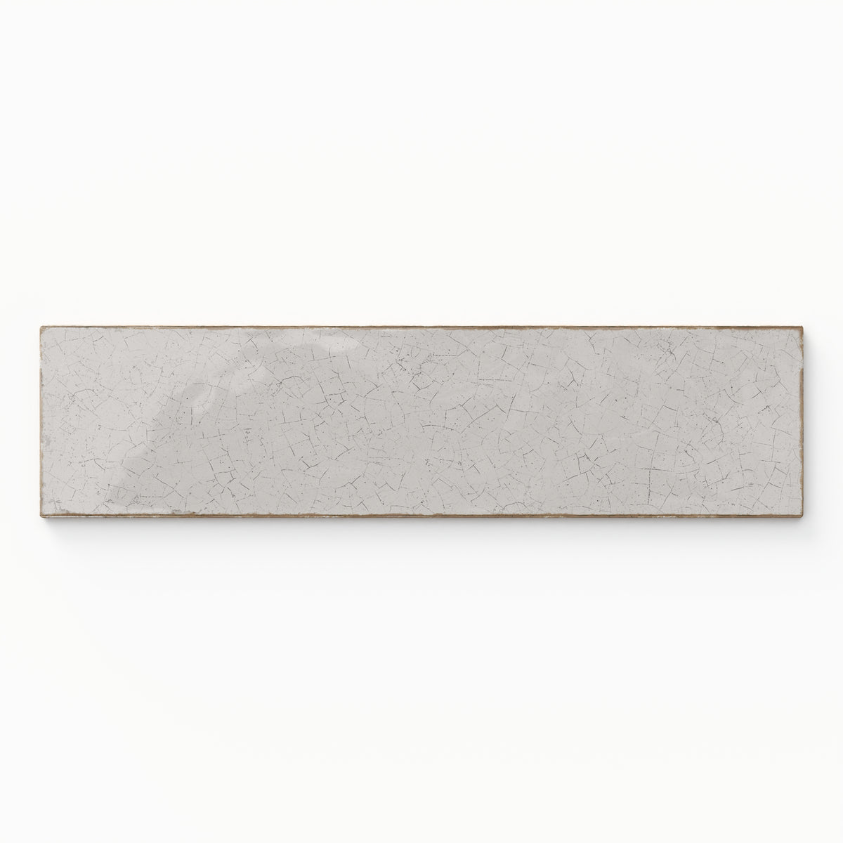 Josie 3 x 12 Crackled Ceramic Tile in Tender Gray