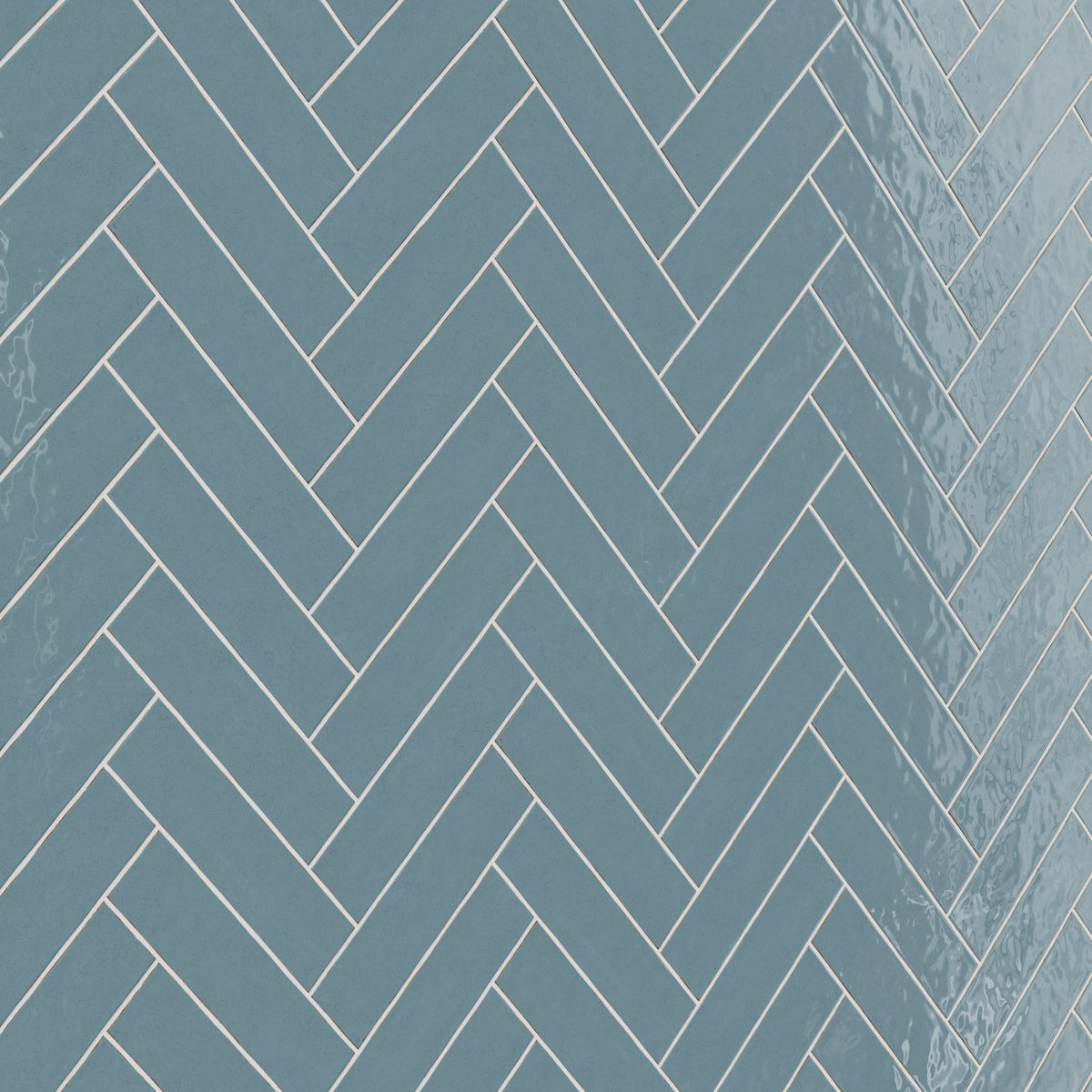 Josie 3 x 12 Crackled Ceramic Tile in Ocean