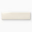 Josie 3 x 12 Bullnose Crackled Ceramic Tile in Cream