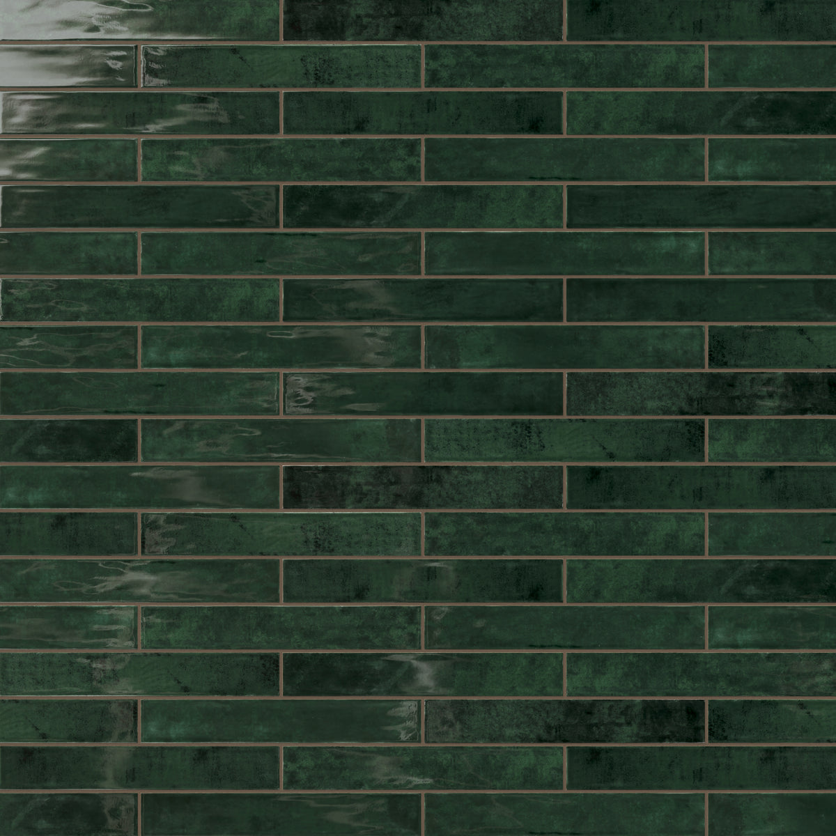 Jaden 2.5 x 16 Glossy Ceramic Tile in Hunter