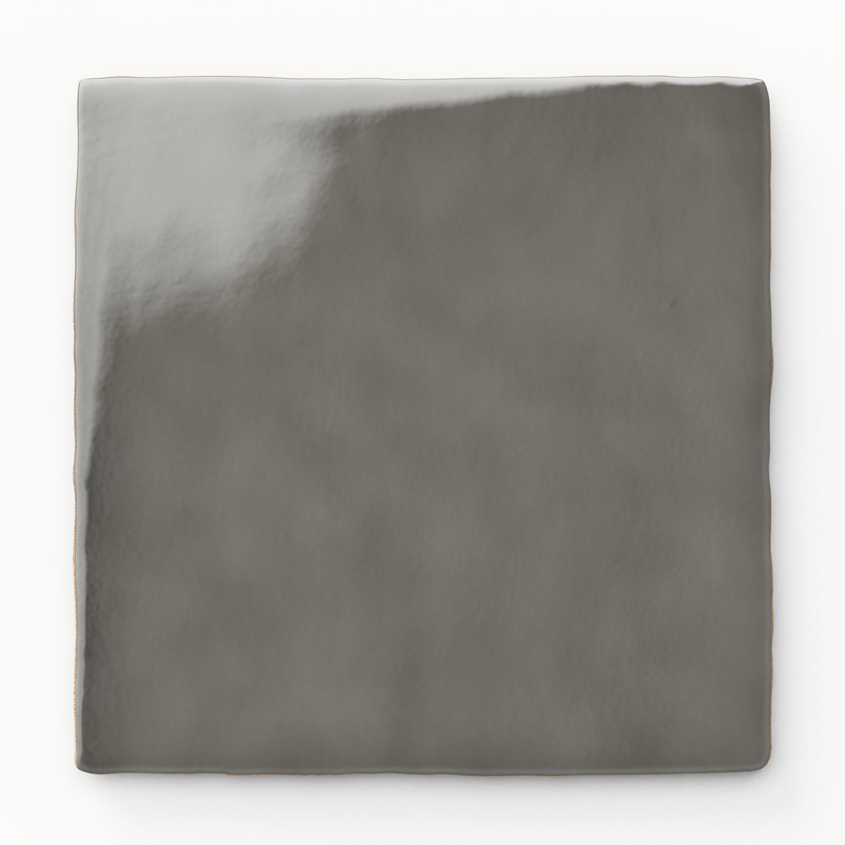 Mikayla 5 x 5 Glossy Ceramic Tile in Gris