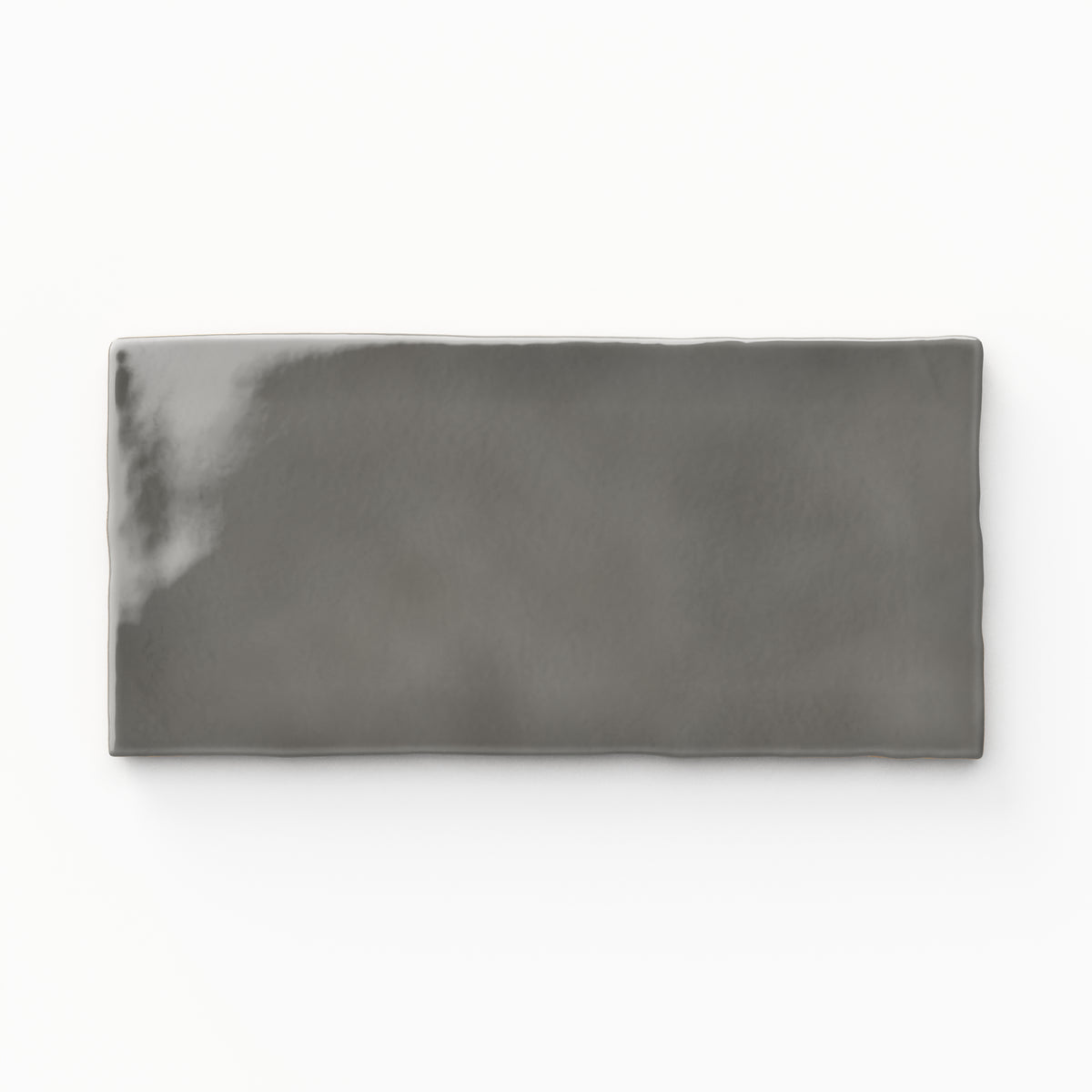 Mikayla 2.5 x 5 Glossy Ceramic Tile in Gris
