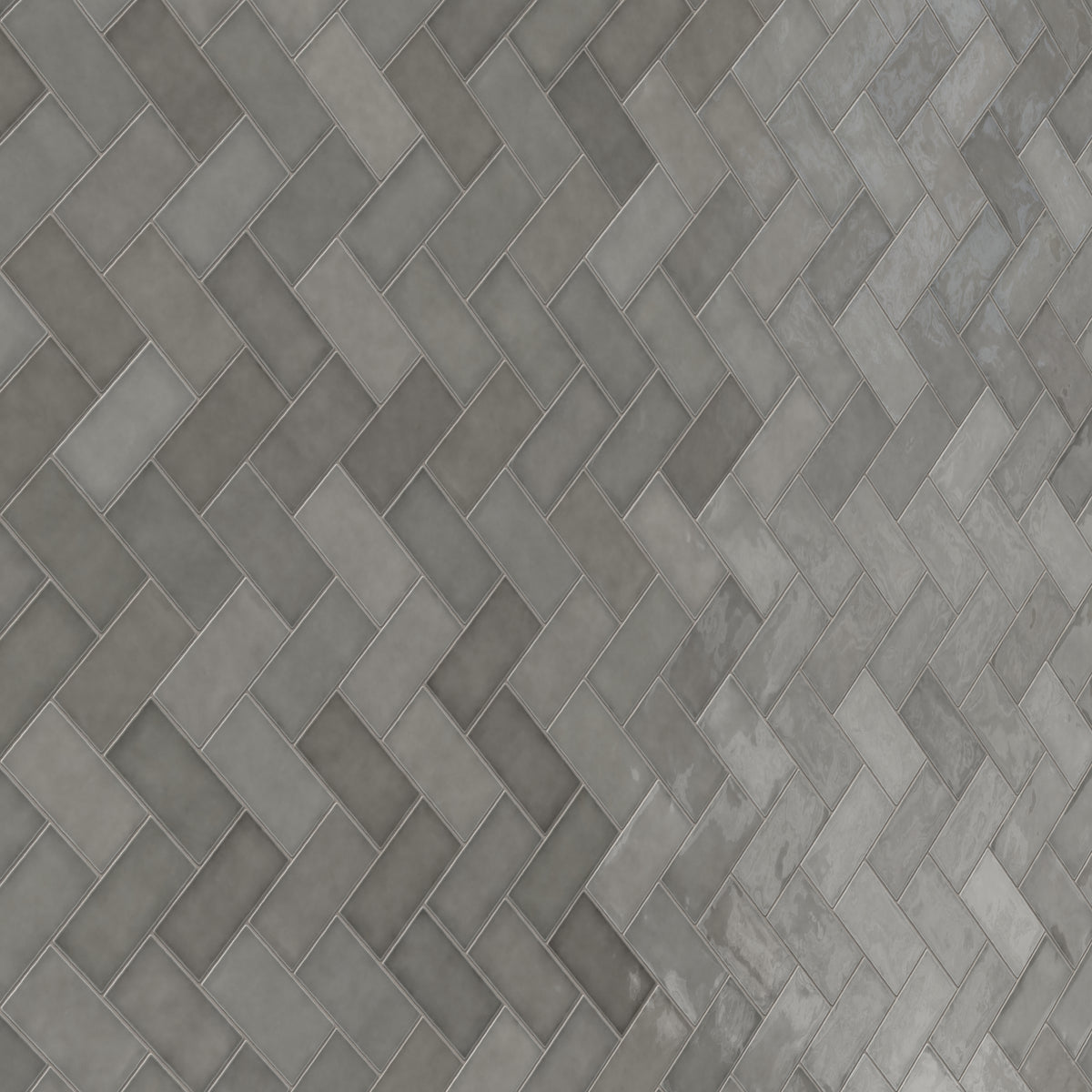 Mikayla 2.5 x 5 Glossy Ceramic Tile in Gris