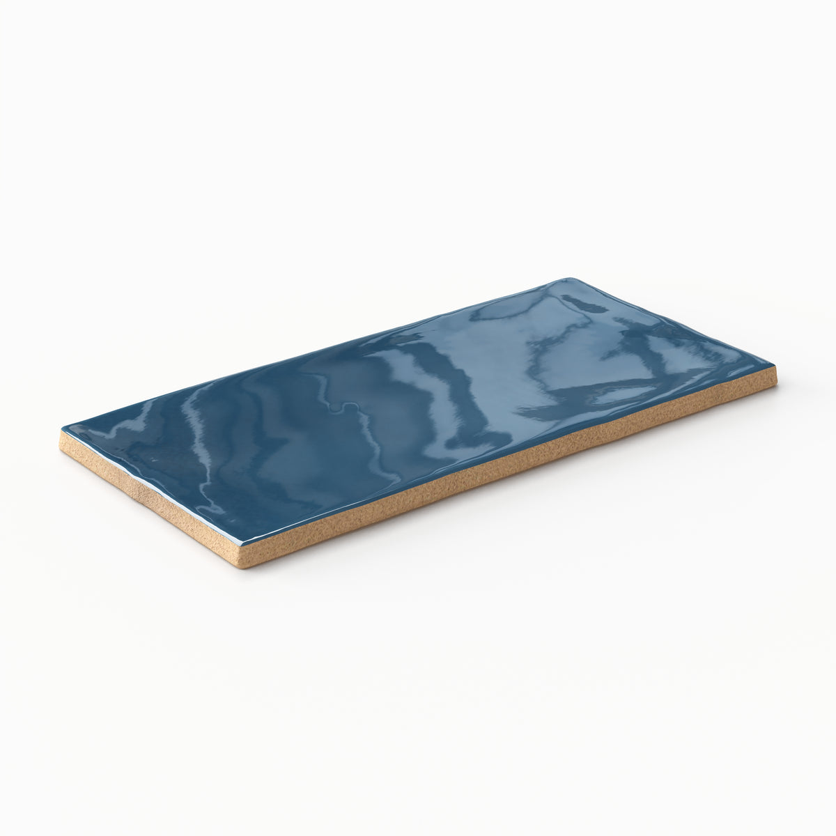 Mikayla 2.5 x 5 Glossy Ceramic Tile in Cerulean