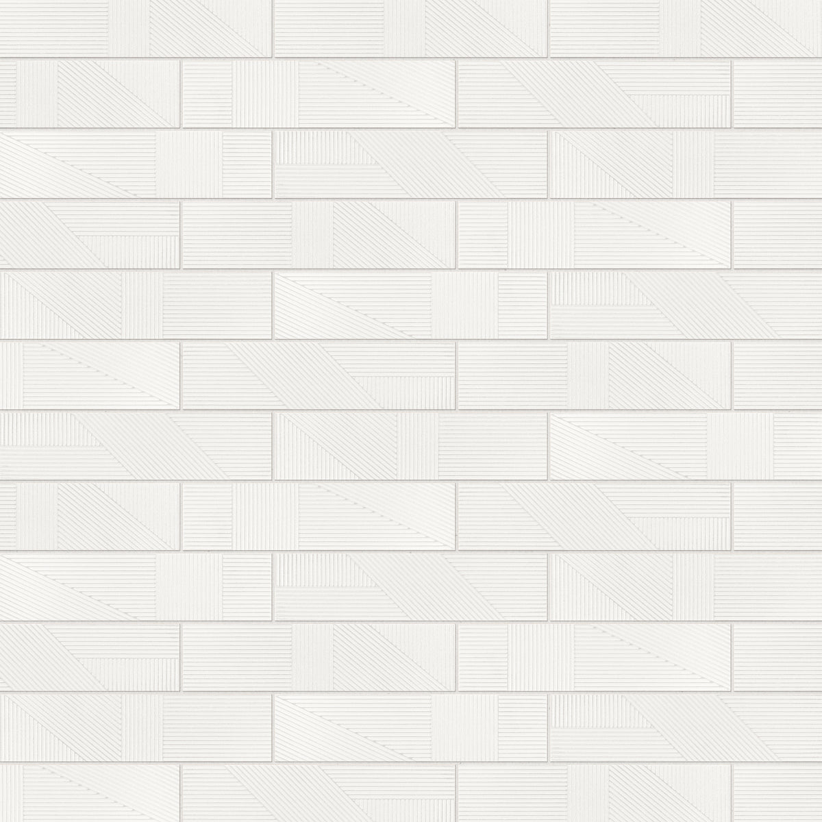 Kinsley 4 x 16 Glossy Ceramic Tile in Branco Deco