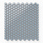 Ariel 12 x 12 Glossy Porcelain Penny Round Mosaic Tile in Dusty Blue