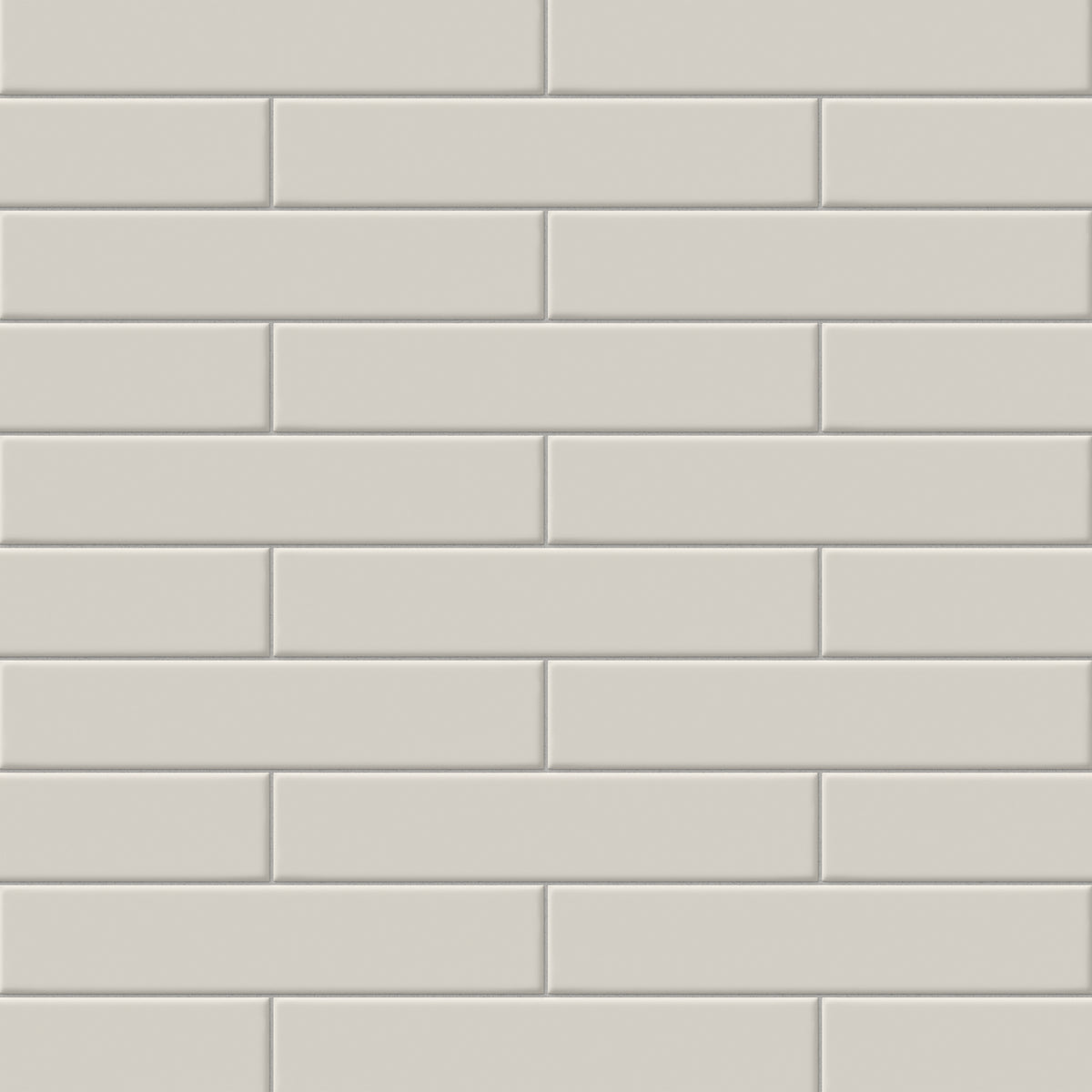 Reagan 2 x 10 Glossy Ceramic Tile in Gris