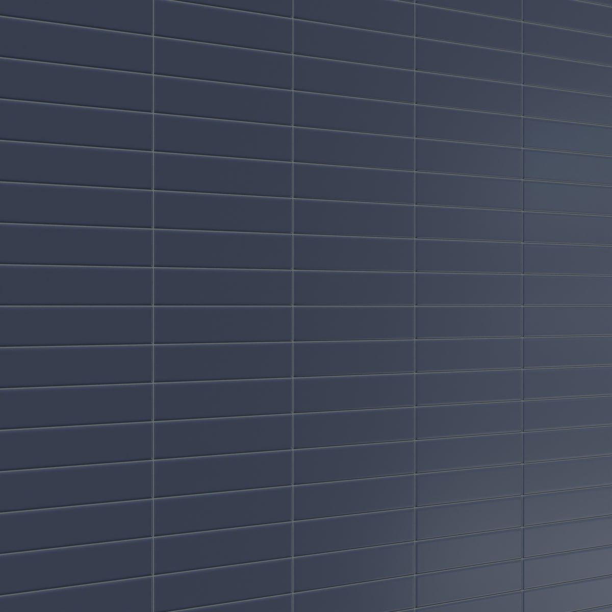 Reagan 2 x 10 Matte Ceramic Tile in Navy