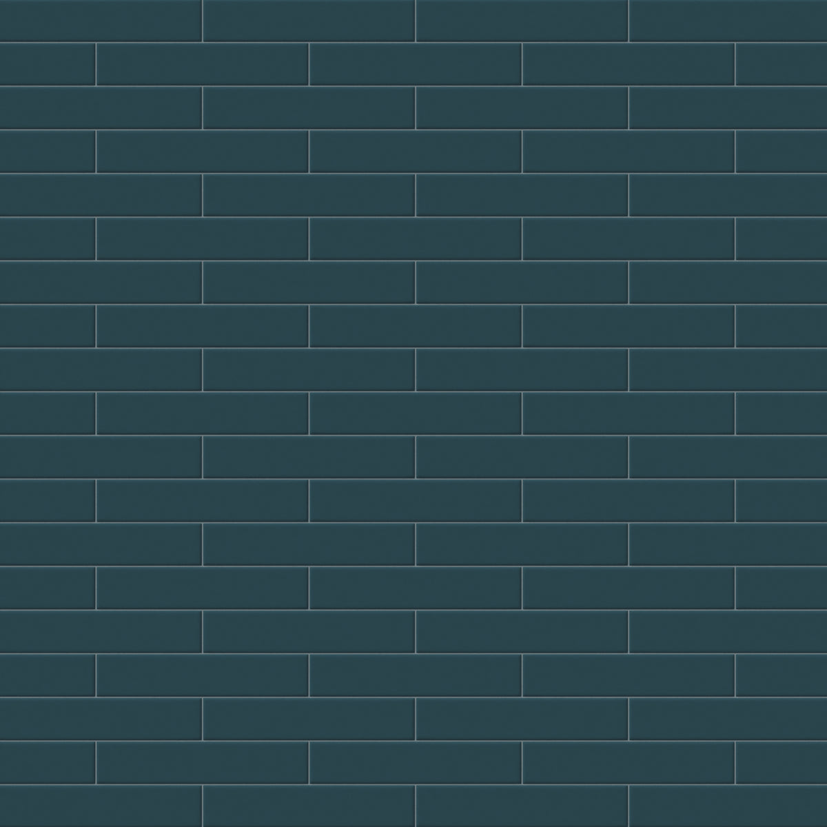 Reagan 2 x 10 Matte Ceramic Tile in Teal