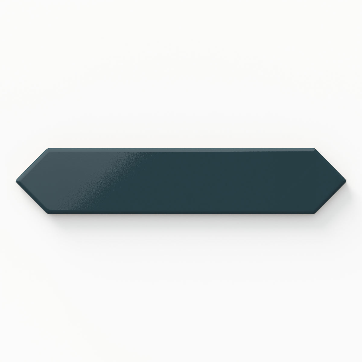 Reagan 2 x 10 Glossy Ceramic Picket Tile in Teal