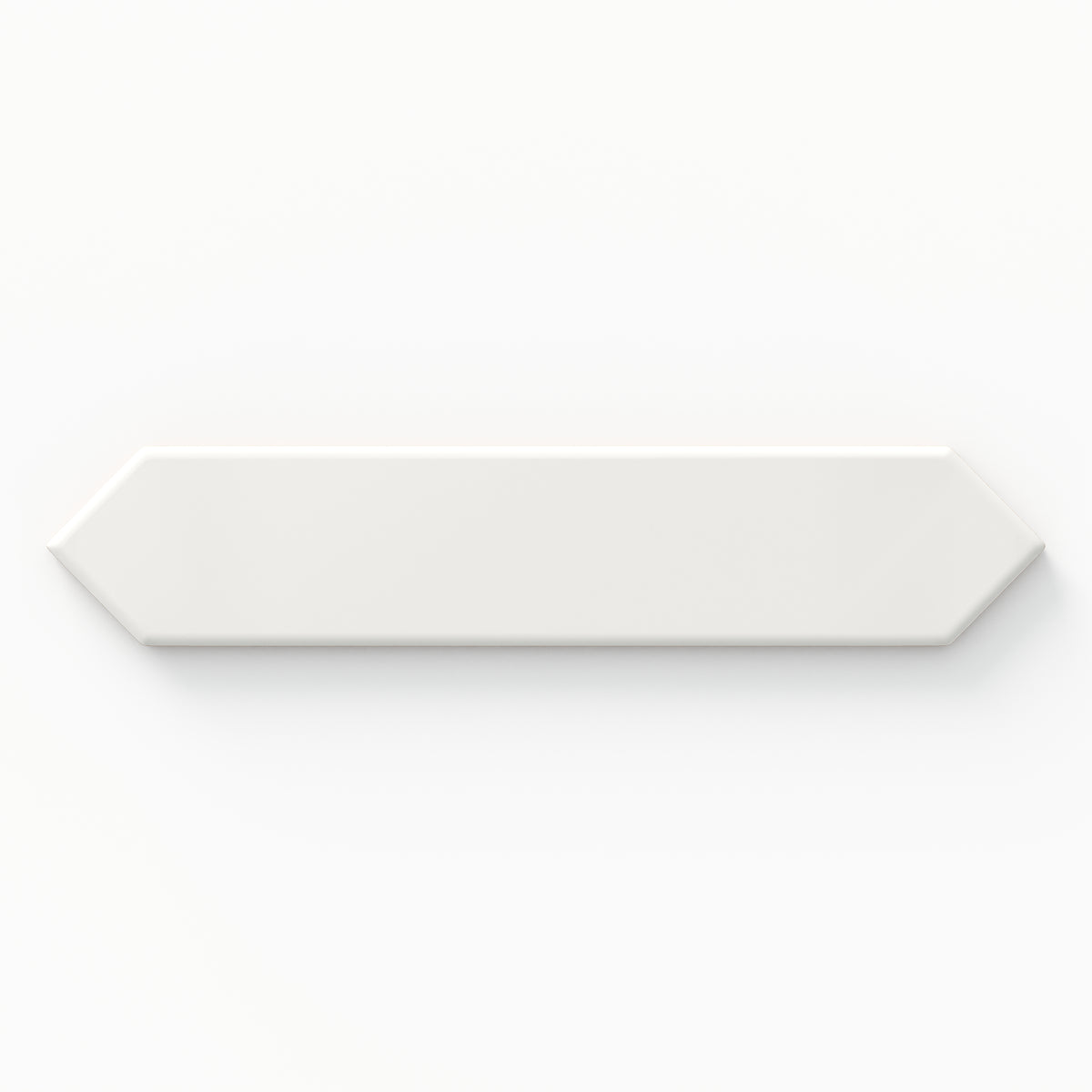 Reagan 2 x 10 Matte Ceramic Picket Tile in Blanco