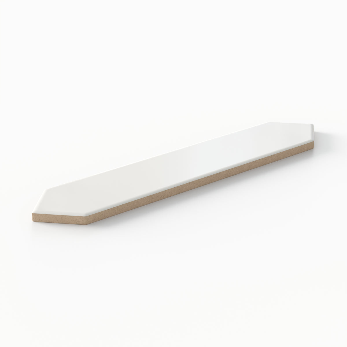 Reagan 2 x 10 Matte Ceramic Picket Tile in Blanco