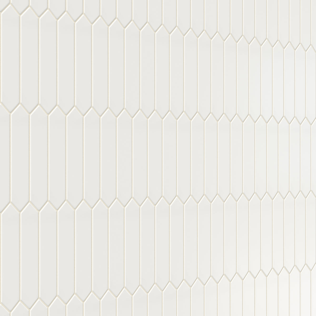 Reagan 2 x 10 Matte Ceramic Picket Tile in Blanco