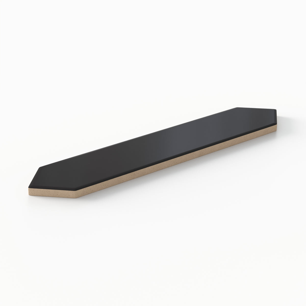 Reagan 2 x 10 Matte Ceramic Picket Tile in Midnight