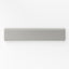 Matte taupe bullnose tile with a soft, neutral tone, perfect for adding a subtle and contemporary edge to interior designs.