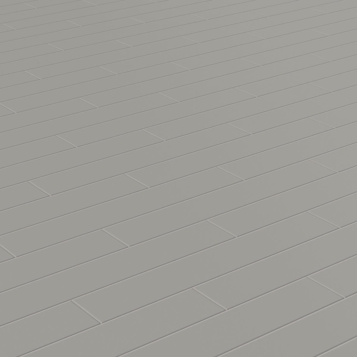 Reagan 4 x 24 Matte Porcelain Tile in Acero