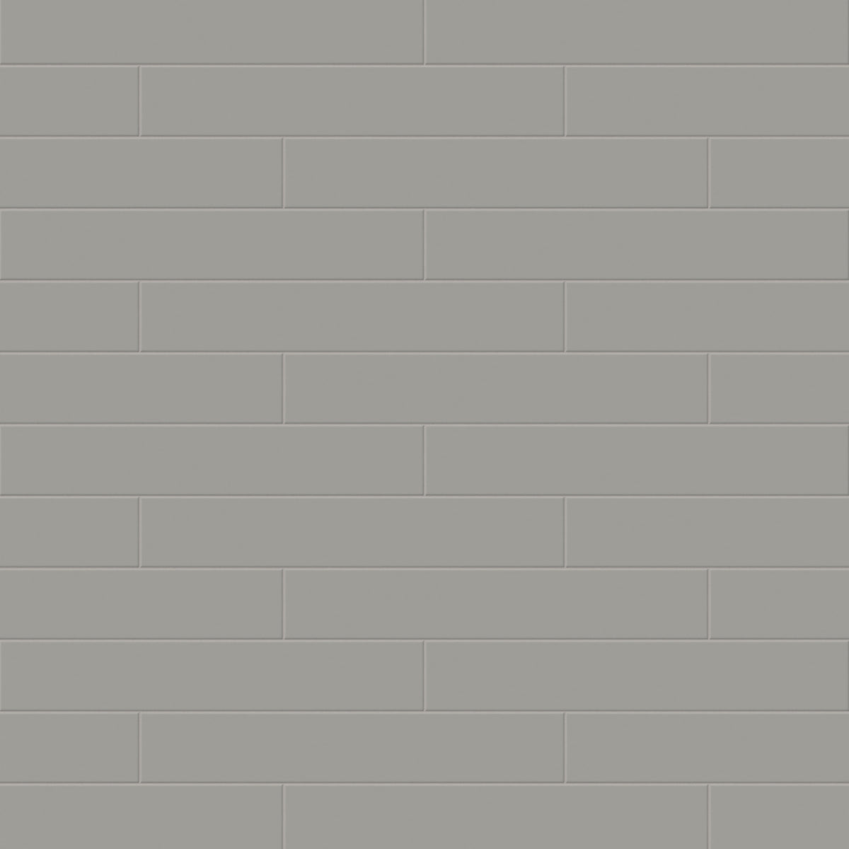 Reagan 4 x 24 Matte Porcelain Tile in Acero