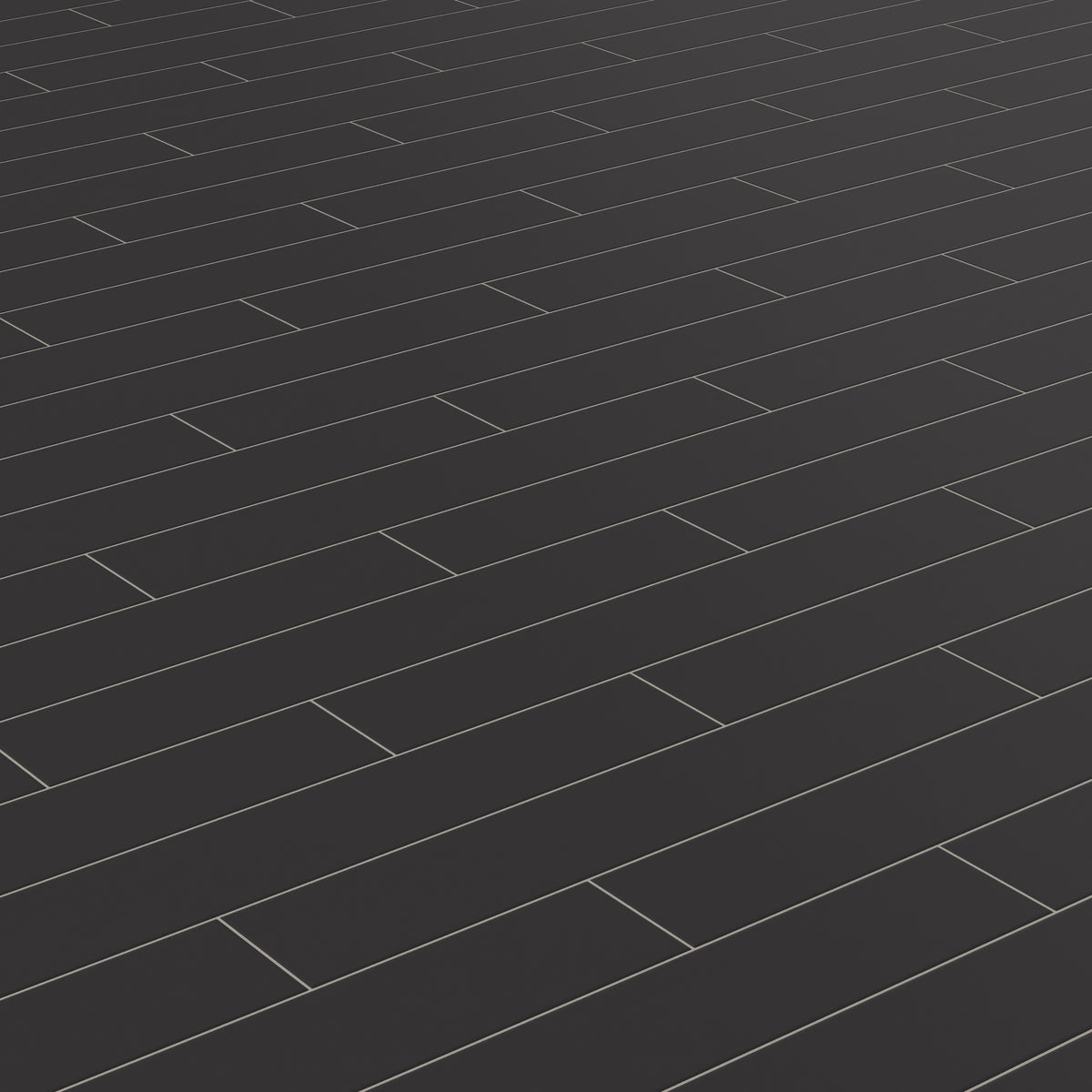Reagan 4 x 24 Matte Porcelain Tile in Midnight