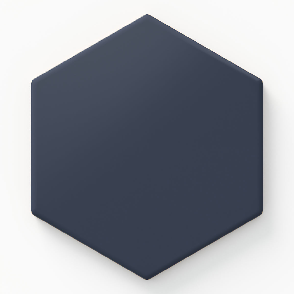 Reagan 5 x 6 Matte Porcelain Hexagon Tile in Navy