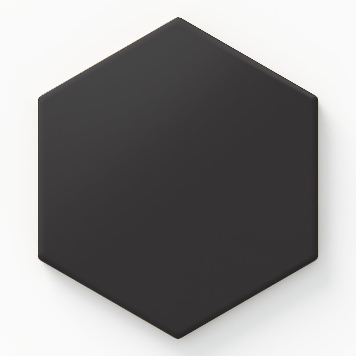 Reagan 5 x 6 Matte Porcelain Hexagon Tile in Midnight